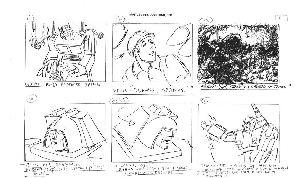 Two More G1 Storyboards Sets Now Online   S.O.S Dinobots And Sea Change  (2 of 11)
